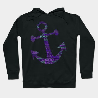 Colorful Cruising Anchor T-shirt Hoodie